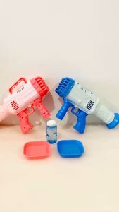 [36 NÒNG] Đồ chơi trẻ em súng bắn bong bóng xà phòng có dùng pin cho bé phun bắn xà bông súng đồ chơi ngoài trời