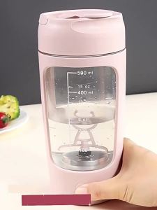 500ML Electric Protein Powder Mixing Cup Automatic Shaker Bottle Mixer Shake Bottle Milk Coffee Blender Kettle fro Gym outdoor