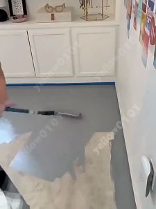 XIGUANJIA สีทาพื้น สีอีพ๊อกซี่ สีทาพื้นปูน อัพเกรดใหม่ 3IN1 ทนต่อการสึกหรอกันน้ำ กันลื่น ทําความสะอาดง่าย