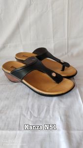 Homyped KANZA N51 Sandal Wanita Wedges Jepit Casual Murah