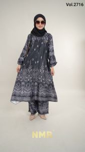 NMR Setelan Celana Tunik Velvet Silk Vol 2716