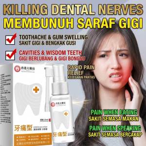 牙痛宁Sakit gigi segera hentikan semburan gigi bungsu melecur gusi reput artifak sakit gigi bengkak dan menyakitkan ubat tahan sakit gigi kesan cepat bertindak