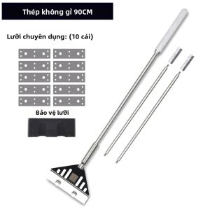ZRDR | Bộ Dụng Cụ Vệ Sinh Bể Cá Bằng Thép Không Gỉ ZRDR Đa Năng Kèm Dao Cạo Rêu Cho Bể Cá Chăm Sóc Cây Thủy Sinh.