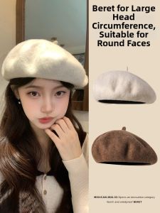 BILLI ZILLY | Wool Beret Large Head Circumference Vintage Match Small Face Flattering Hat