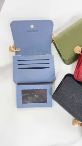 พร้อมส่ง กระเป๋าสตางค์ใส่เหรียญใส่ธนบัตร (GC-316 )ผู้หญิง สไตล์เกาหลี พับได้สามพับ