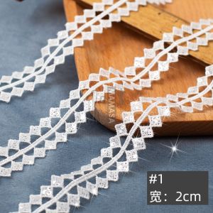 MAMASA ผ้าแต่งขอบลูกปัดสะท้อนแสงสีสันสดใส ผ้าแต่งขอบลูกปัดละลายน้ำสำหรับเสื้อผ้า ชุดแต่งงาน ผ้าม่าน วัสดุตกแต่งบ้าน