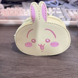 Bandai | Cartoonish Usagi Hachiware Zero Wallet Túi Đựng Tai Nghe Di Động Nhỏ Gọn Có Dây Đeo Hạt Trang Trí ACG Hộp Đựng Đồ Nhỏ
