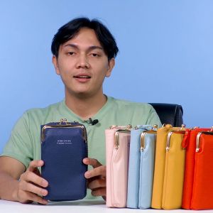 N8601 Tas Selempang Kulit Wanita Hengseng Import modern