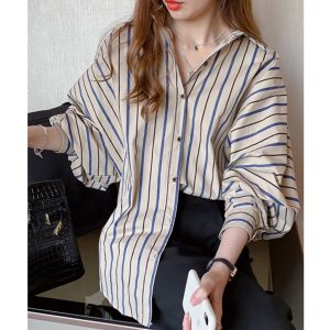 TM 4100 Kemeja Samantha striped import