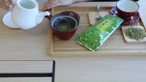 Shizuoka Japanese Roasted Brown Rice with Matcha - Direct Importe from Japan - Otsuka Green Tea Co