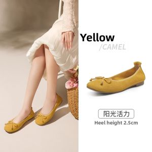 CAMEL | Retro Soft-soled Ballet Flats Mary Jane Shoes