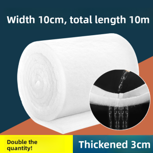 MONLEYTA | High Density White Sponge Aquarium Fish Pond Purification Filter Cotton Specialized Water Filtering Material For Aquatic Tanks