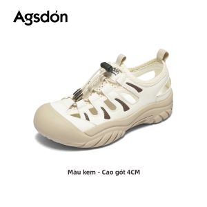Agsdon | Dép Nữ Dày Đế Thoáng Khí Đi Biển Trekking