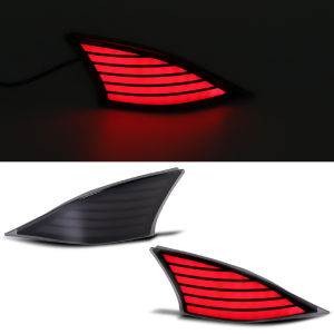 2PCS LED Rear Bumper Reflector Lights For Lexus IS250 IS350 IS-F 2014-2020 Rear Brake Fog Light Turn Signal Lamp 81910-53050