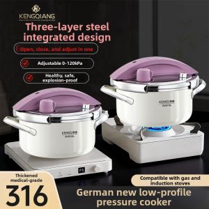 RONGCHUAN | Mini 316L Stainless Steel Safe Pressure Cooker