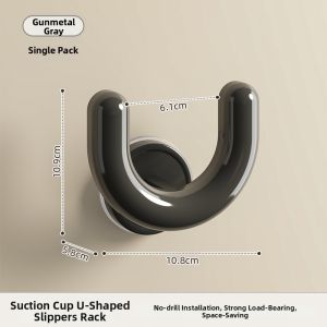 FAJIENUO | Non-Penetrating Shower Shoe Rack with Drainage Hangers