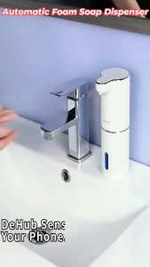 AS127 Automatic Foam Soap Dispenser Touchless Infrared Sensor Type-C Rechargeable自动感应泡沫洗手机 免接触红外线 免接触洗手液机 壁挂式/台式两用