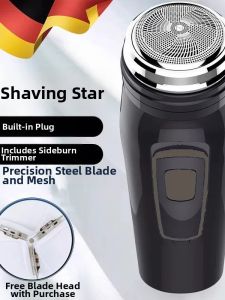 Electric Shaver For Hard Beards Single Head Round Tip