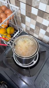 Deep Fryer 4 in 1 Multi Set Panci Penggorengan Stainless Steel Saringan Capitan Klip Makanan Panci Rebus