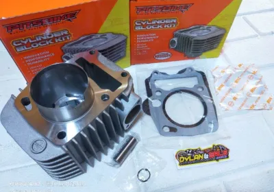 PITSBIKE CYLINDER BLOCK STEEL DOME PISTON 57MM FOR WAVE 125 /XRM 125 /RS 125