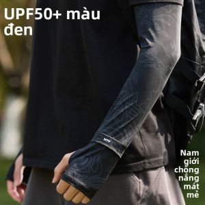 MiiOW | Tay lụa băng chống nắng chuyên nghiệp cho nam mùa hè chống tia UV khi đi xe đạp câu cá tay bảo vệ mát mẻ bằng lụa băng