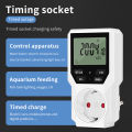 Digital Timer Switch Programmable Electronic Timer Socket Outlet Countdown Micro Cycle Day/Hour Time Control EU Plug 230V/16A. 