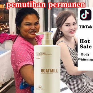 Sabun Pemutih Badan Viral Tik Tok 800ml Pemutih Badan Goat Milk Susu Kambing Sabun Cair