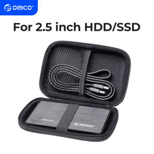 ORICO | ORICO 2.5 Inch HDD Box Bag Case Portable Hard Drive Bag for External Portable HDD hdd box case storage Protection Black/Red/Blue