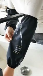 Manset Anti air Pelindung Lengan Tangan Anti Minyak Minyak Celemek Kulit Leather sleeves Dapur