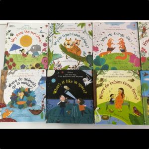 Usborne Lift-The-Flap First Questions & Answers: Montessori Learning Materials for Toddlers