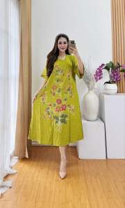 Daster Encim Cap Eksklusif Handmade Bahan Rayon Samitex Busui Friendly Dress Terlaris Bala Daster