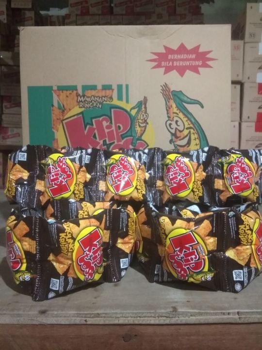 Snack Kriptos Rasa Sapi Panggang / Kriptos Jagung Krispy 1 renceng isi 10 pcs