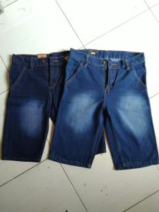 CELANA JEANS PENDEK PRIA BASIC JUMBO 33-38