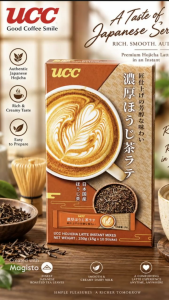UCC HOJICHA LATTE INSTANT MIXES NET WEIGHT 150g (15g x 10 STICKS)