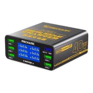 MECHANIC | Smart Display Multi-Port Fast Charger