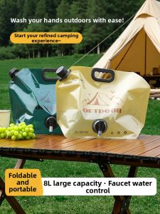 TAFUMAN | Portable Collapsible Large Capacity Tap Water Bag 8L