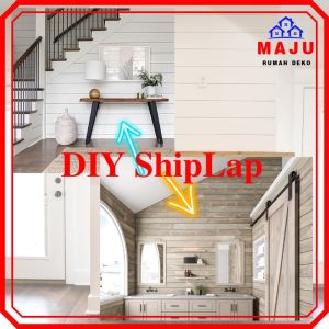 Maju DIY Shiplap Board Wall MDF - Easy Installation - Paintable - Thickness: 3mm/6mm - Width: 10cm-14.7cm - Length: 300mm-1200mm