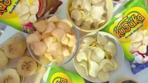 Kusuka Cassava Chips 60g & 180g Packaging