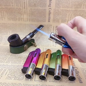Lighter AOMAI Jet Flame Torch Lighter Windproof Lighter Pemetik api AOMAI BLAM