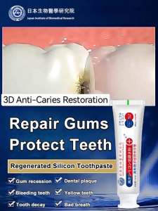 Japan fluoride free solid toothpaste 100g repair toothpaste remove dental plaque repair damaged gums