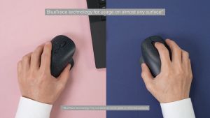 Targus B586 ErgoFlip EcoSmart Mouse (AMB586) เม้าส์ไร้สาย Bluetooth 4000 DPI ผลิตด้วยวัสดุรีไซเคิล สะดวกในการพกพา