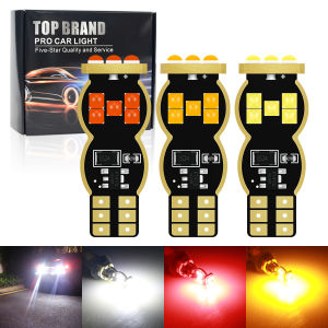 2/6pcs T15 W16W Led Bulbs Super Bright 921 912 WY16W Car Backup Reverse Lights 15SMD Auto Lamps White Red Yellow 12V Turn signal