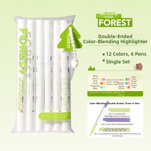 Nusign | Dual-Tip Multicolor Children Fluorescent Pen