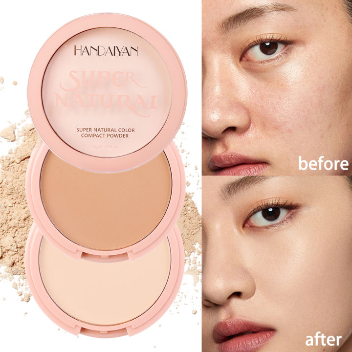 8สี Han Daiyan Handaiyan ผงเคลือบ24ชั่วโมงควบคุมน้ำมันกันน้ำติดทนนานคอน ...