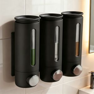 500ml Soap Dispenser Manual Press Lotion Container for Detergent Shampoo Shower Gel Hand Sanitizer Home