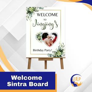 Welcome Sign A4 & A3 Sizes Sintra Board | Personalized Event Signage for Wedding Birthday Corporate Party