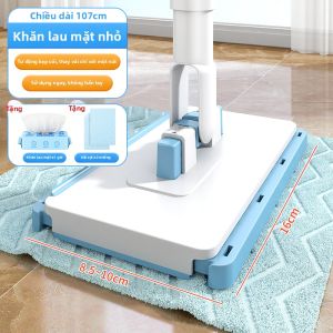 Maryya | Chổi Lau Nhà Tự Động Gắn Vải Không Cần Rửa Tay