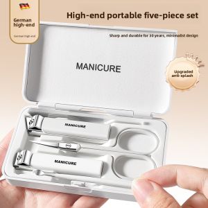 plys | High-end German Design Nail Care Set For Men Slanted Prevents Splashing