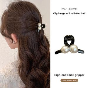 Womens Fashionable Shark Clamp Hair Clip Korean Style round Shape Hair Accessories Side Bangs Back of Head Hair Grips