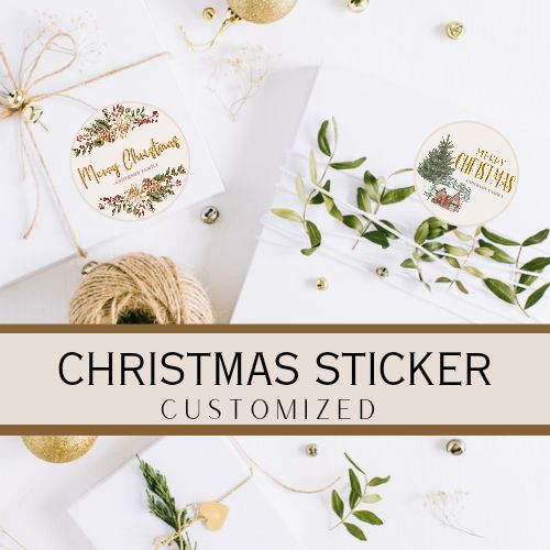 CHRISTMAS STICKERS Aesthetic Customized Labels | Lazada PH